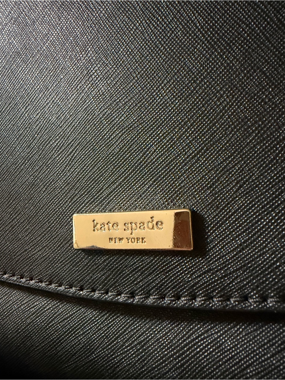 Kate Spade black leather purse - Picture 4 of 5